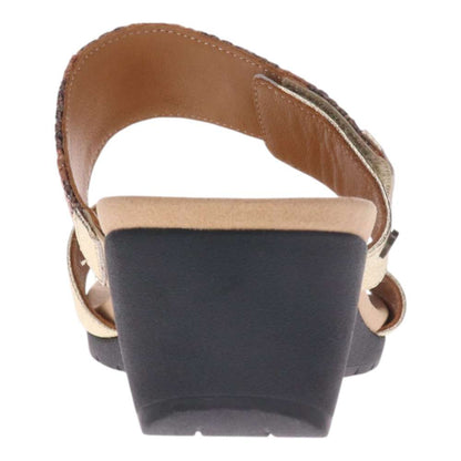 Sorrento Wedge - Gold Multi