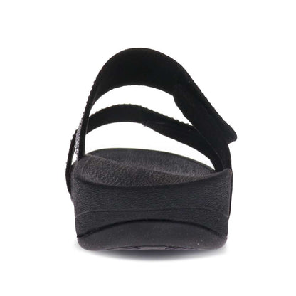Avoca Slide - Black Rhinestone