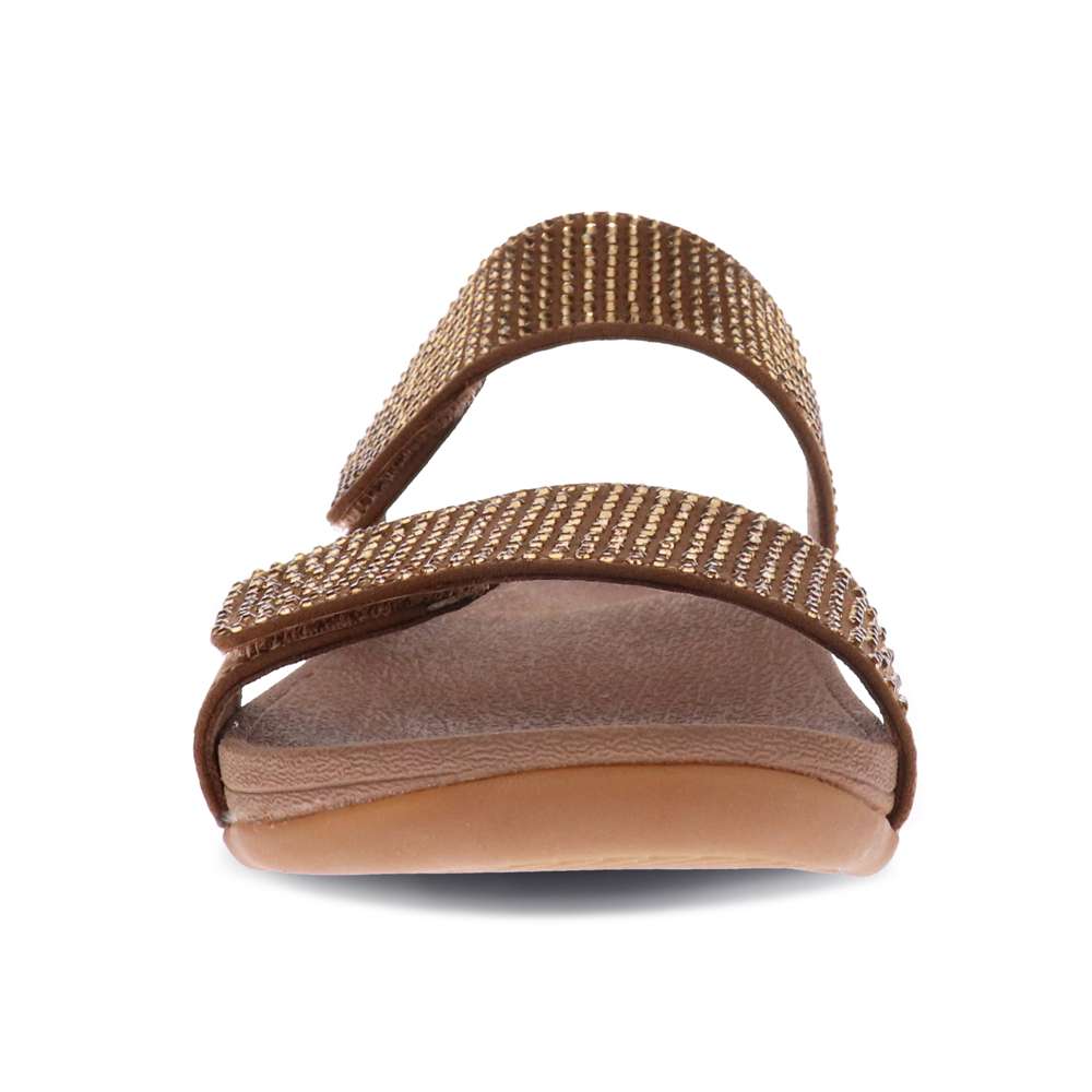 Avoca Slide - Bronze Rhines Stone