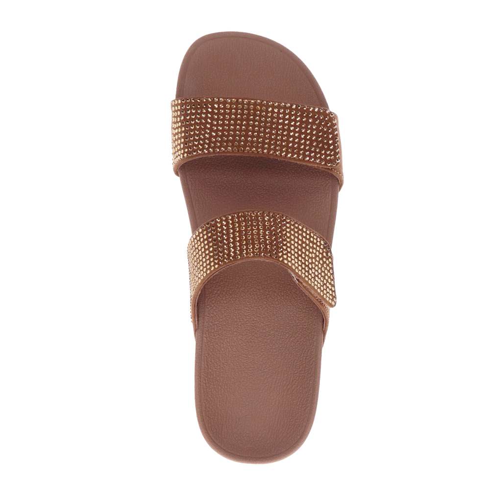 Avoca Slide - Bronze Rhines Stone