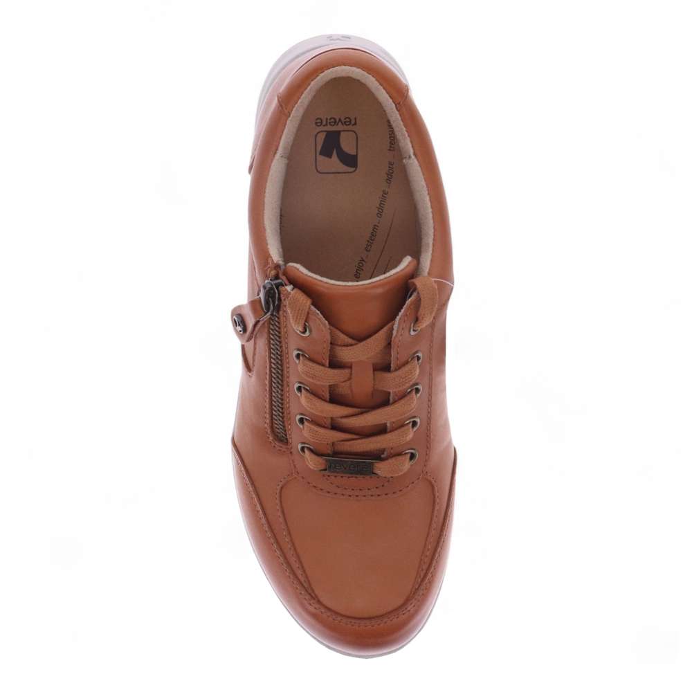 Boston Zip Casual Sneaker - Tan