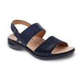 Como Adjustable Slingback Sandal - Sapphire/Navy Lizard