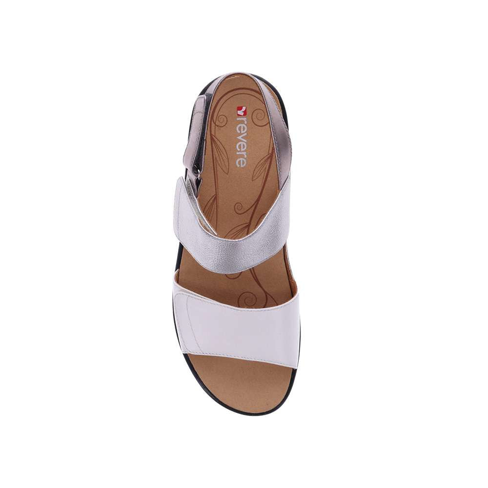 Como Adjustable Slingback Sandal - Silver Fusion