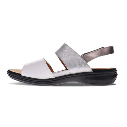 Como Adjustable Slingback Sandal - Silver Fusion