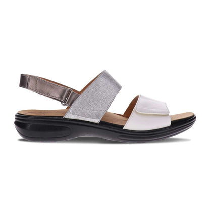 Como Adjustable Slingback Sandal - Silver Fusion