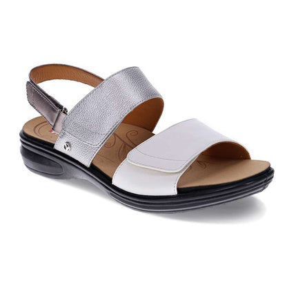 Como Adjustable Slingback Sandal - Silver Fusion