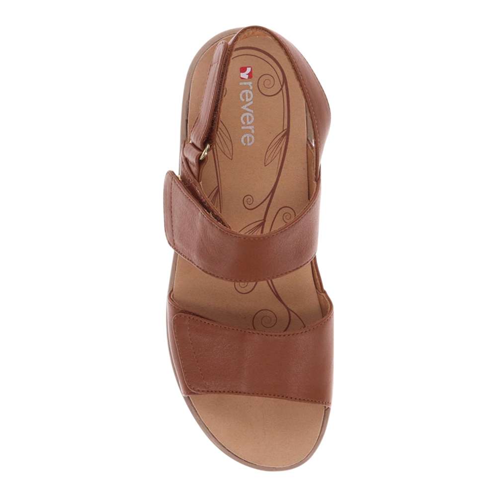 Como Adjustable Slingback Sandal - Tan