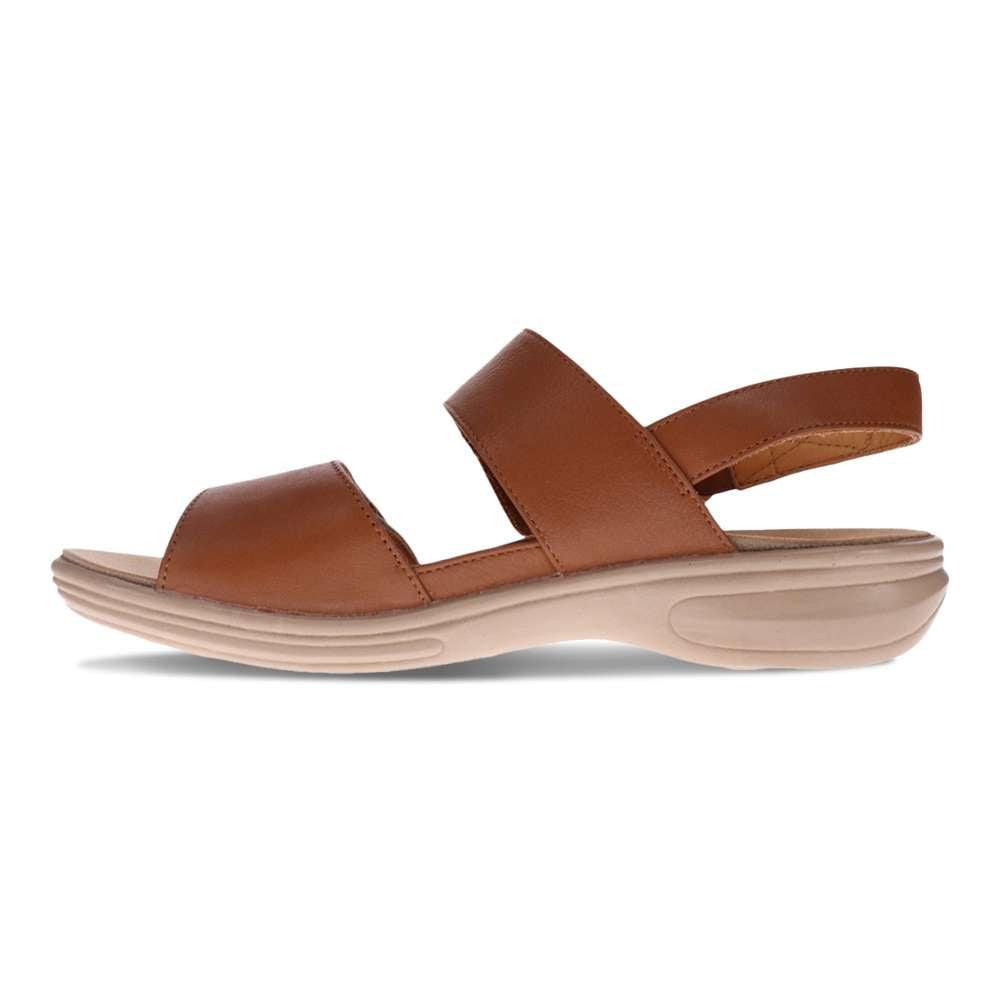Como Adjustable Slingback Sandal - Tan