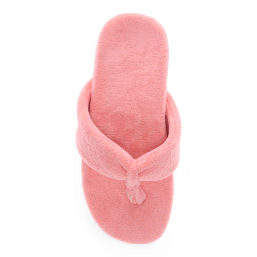 Cozy Toe Post Slipper - Apricot