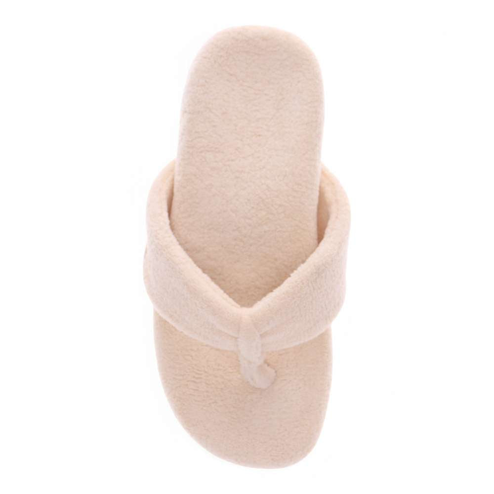 Cozy Toe Post Slipper - Ivory
