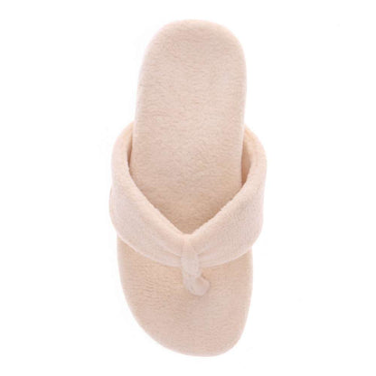 Cozy Toe Post Slipper - Ivory