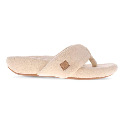 Cozy Toe Post Slipper - Ivory