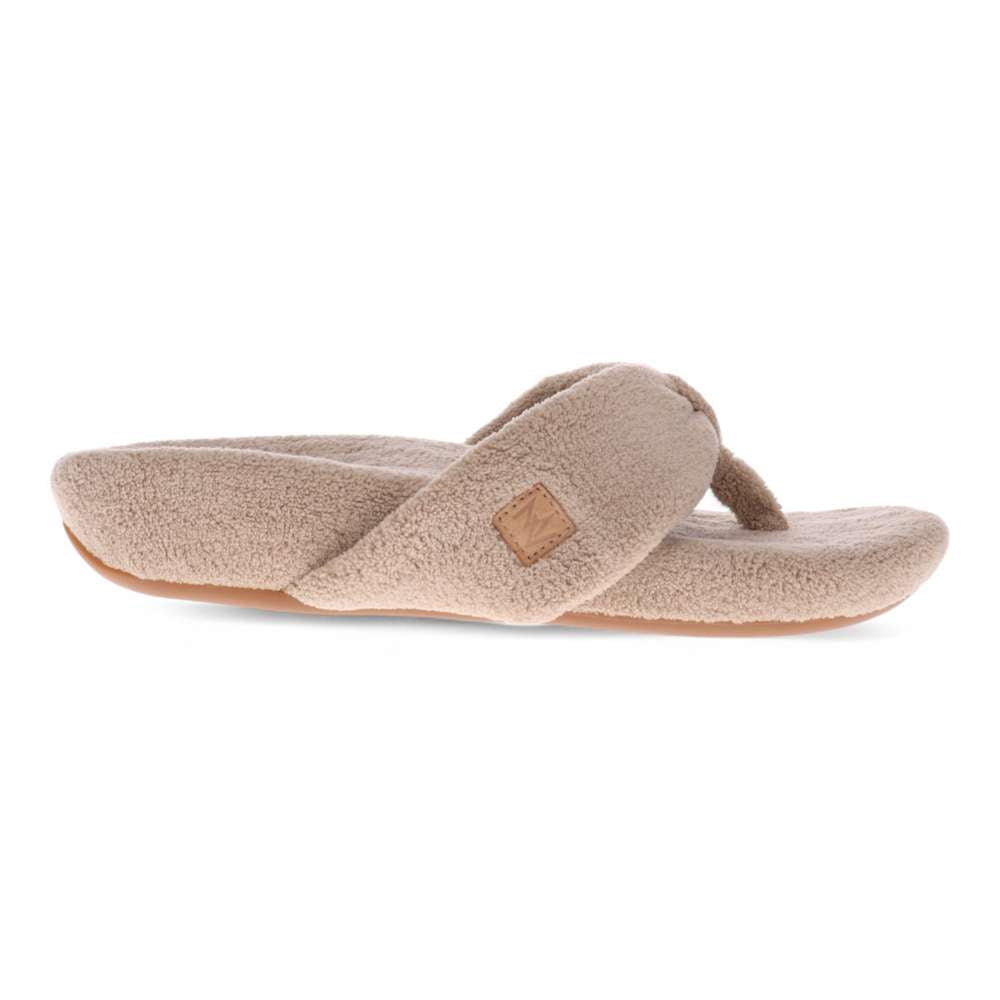 Cozy Toe Post Slipper - Taupe