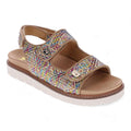 Dakota Slingback Sandal - Multi Raffia