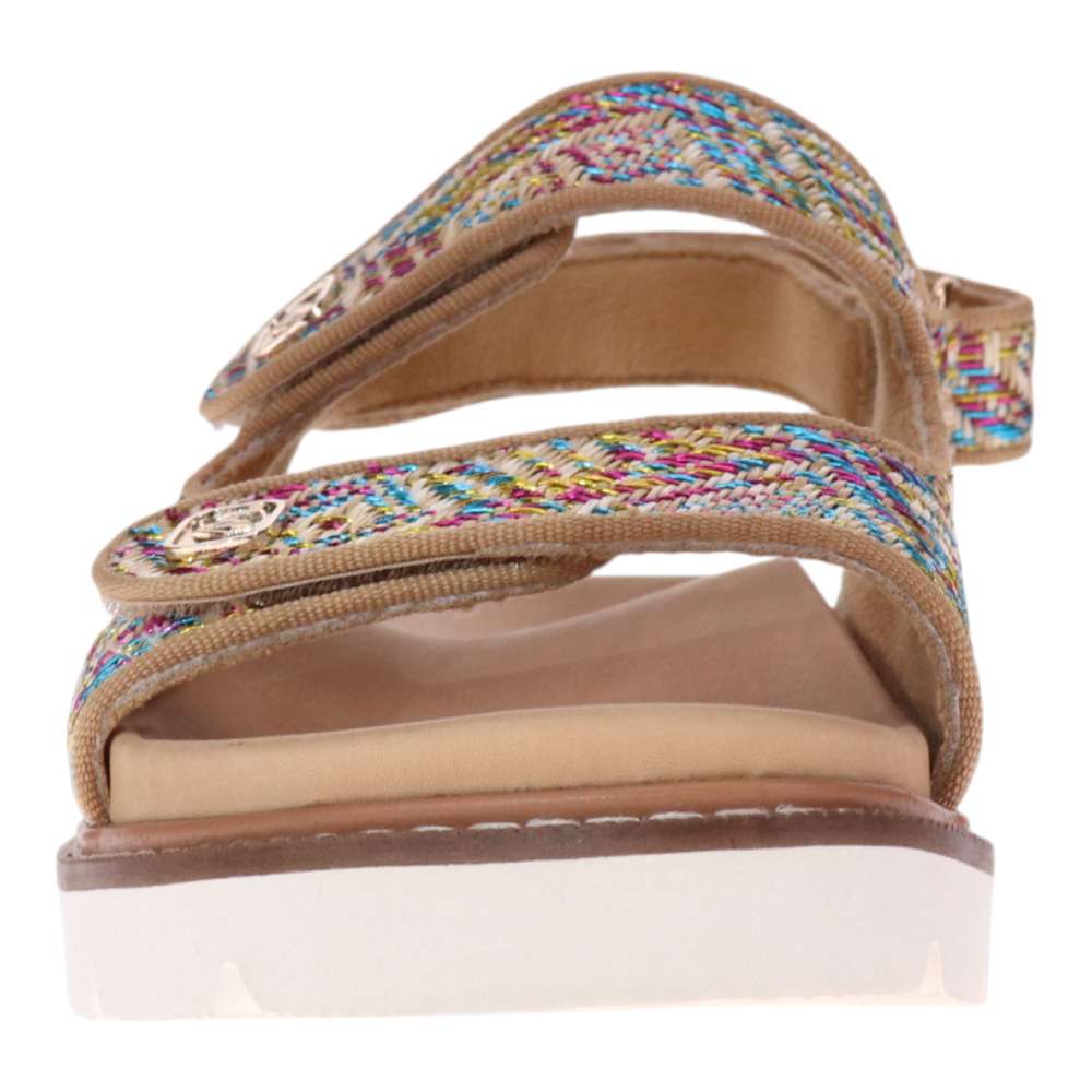 Dakota Slingback Sandal - Multi Raffia