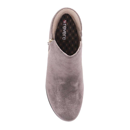 Damascus Wedged Boot - Champagne/Champagne Angle