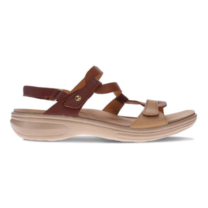 Emerald Adjustable Sandal - Tan Multi