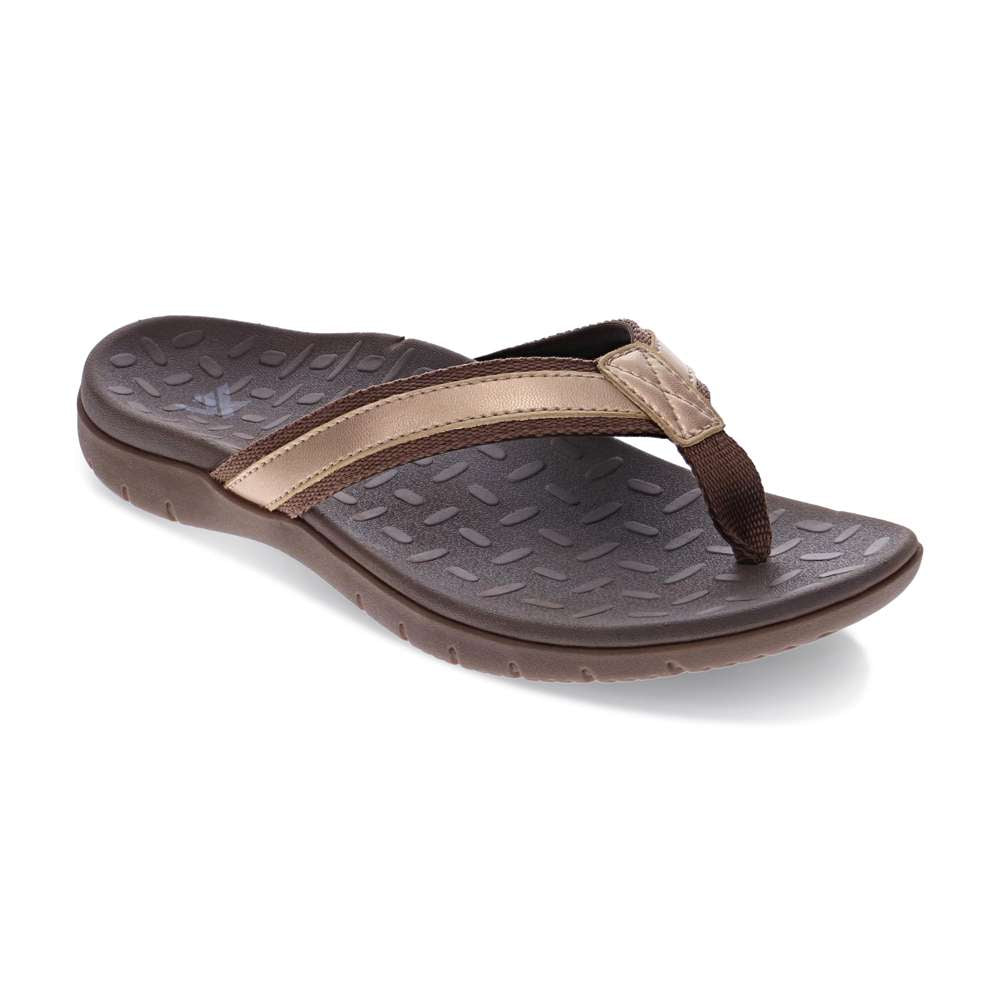 Focus Women's Active Toe Post Sandal - Bronze