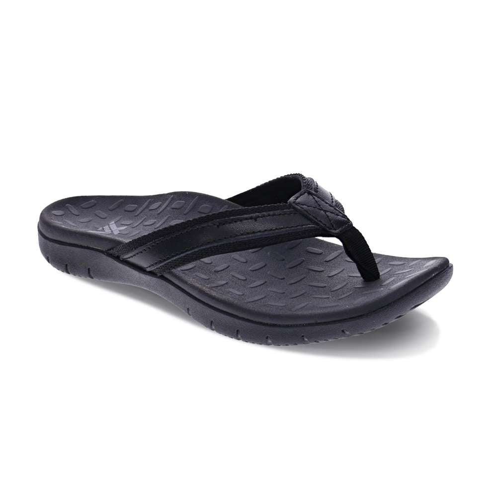 Focus Women's Active Toe Post Sandal - Black