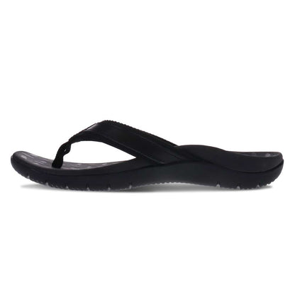 Focus Women's Active Toe Post Sandal - Black