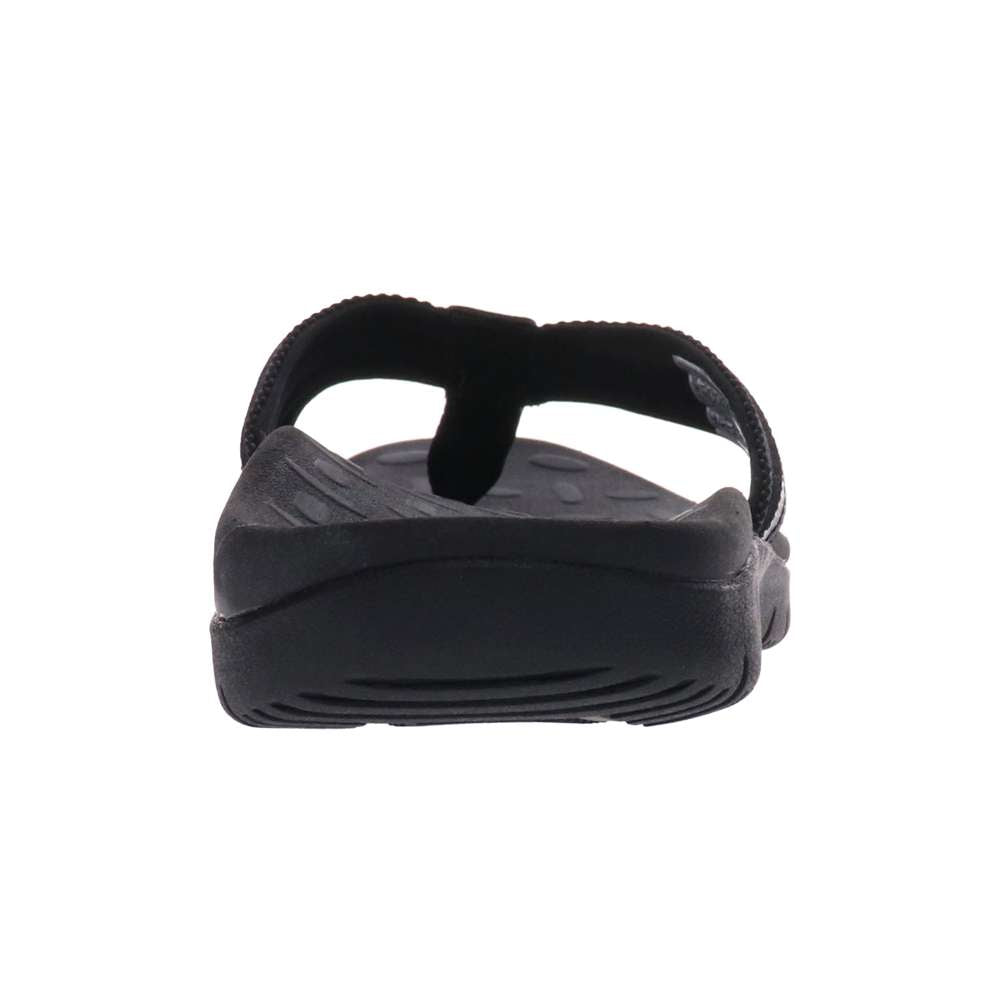 Focus Women's Active Toe Post Sandal - Black