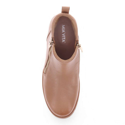 Leni Zip Boot - Fawn