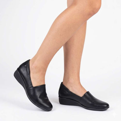 Lugano Loafer - Black Stretch