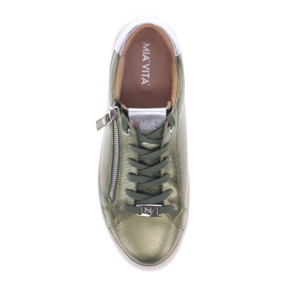Luna Zip Casual Sneaker - Green