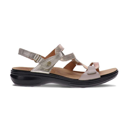Emerald Adjustable Sandal - Mixed Metallic