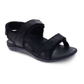 Power Back Strap Sandal - Black