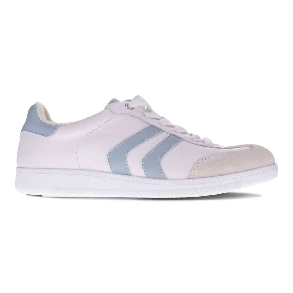 Ramona Lace-Up Casual Sneaker - White/Blue