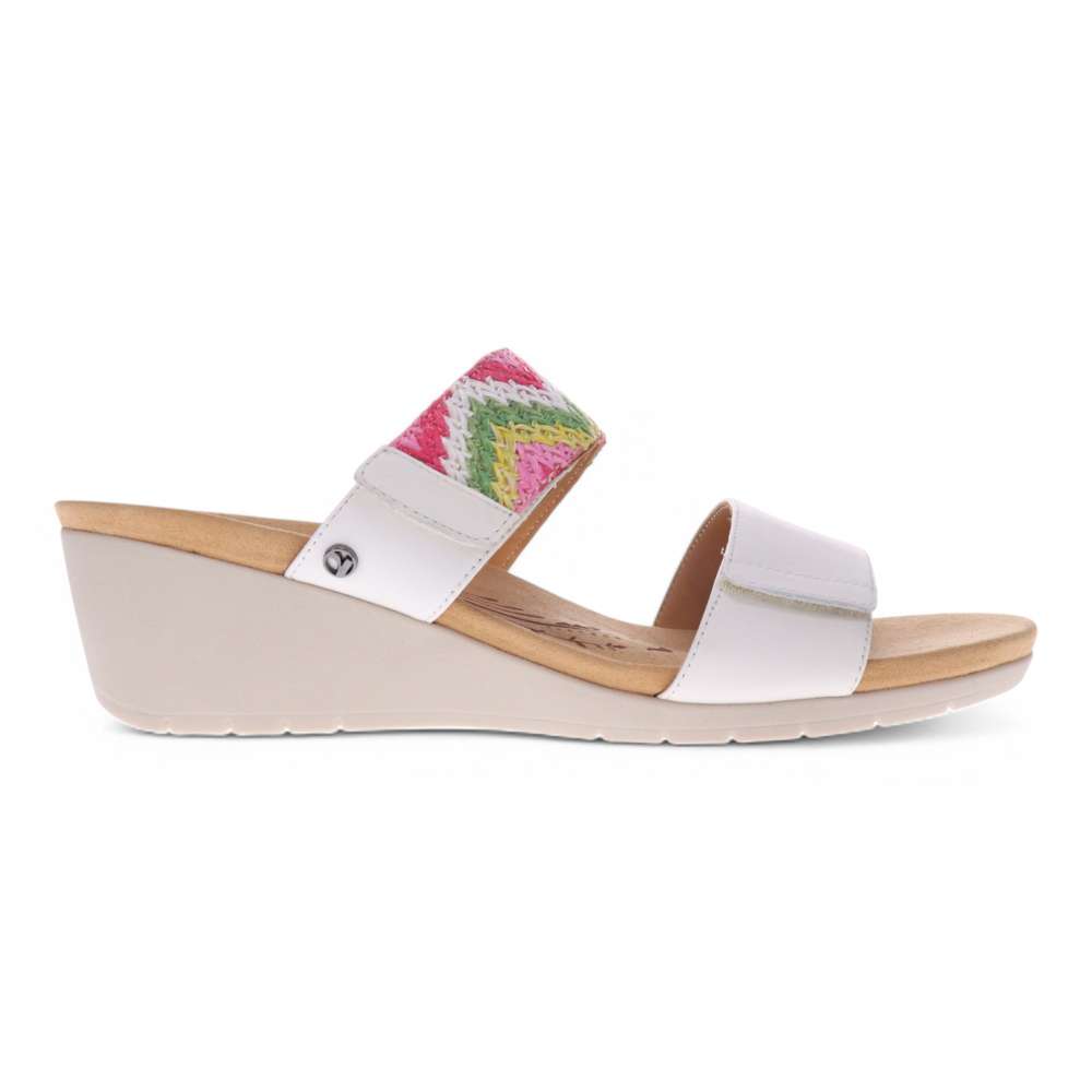 Sorrento Wedge - White Multi