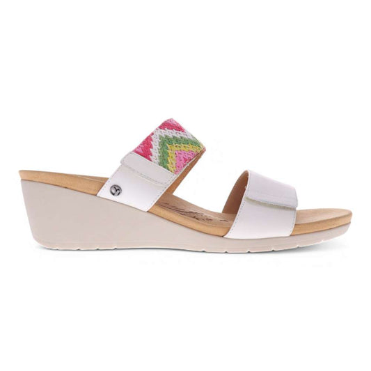 Sorrento Wedge - White Multi