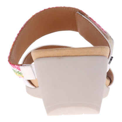 Sorrento Wedge - White Multi