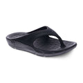Vitality Recovery Toe Post Sandal - Black