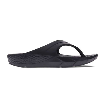 Vitality Recovery Toe Post Sandal - Black