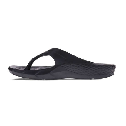 Vitality Recovery Toe Post Sandal - Black